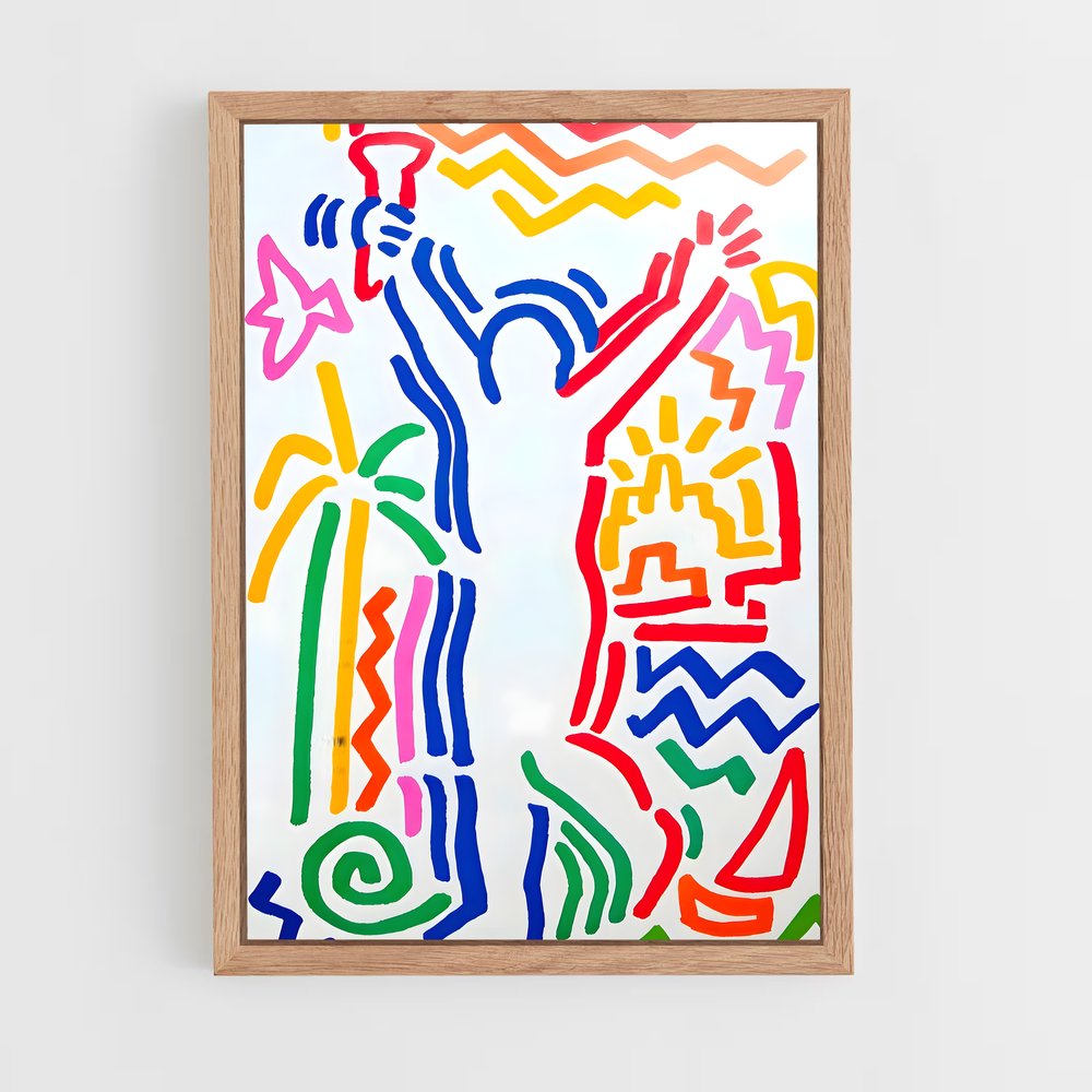 Poster Femme de Barcelone – affiche Jeux Olympiques (vue 4)